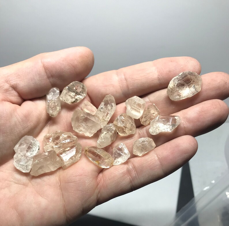 ALL 54.5 grams shown Natural Topaz Crystals image 6