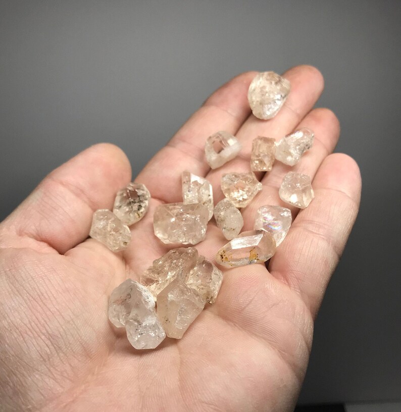 ALL 54.5 grams shown Natural Topaz Crystals image 2