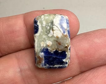 Kamień szlachetny Sodalit Cabochon Flatback