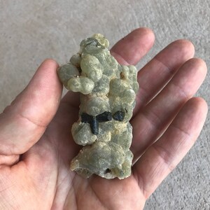 Botryoidal Prehnite with Stilbite and Epidote image 6