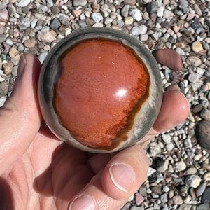 Polychrome Jaspis Kugel