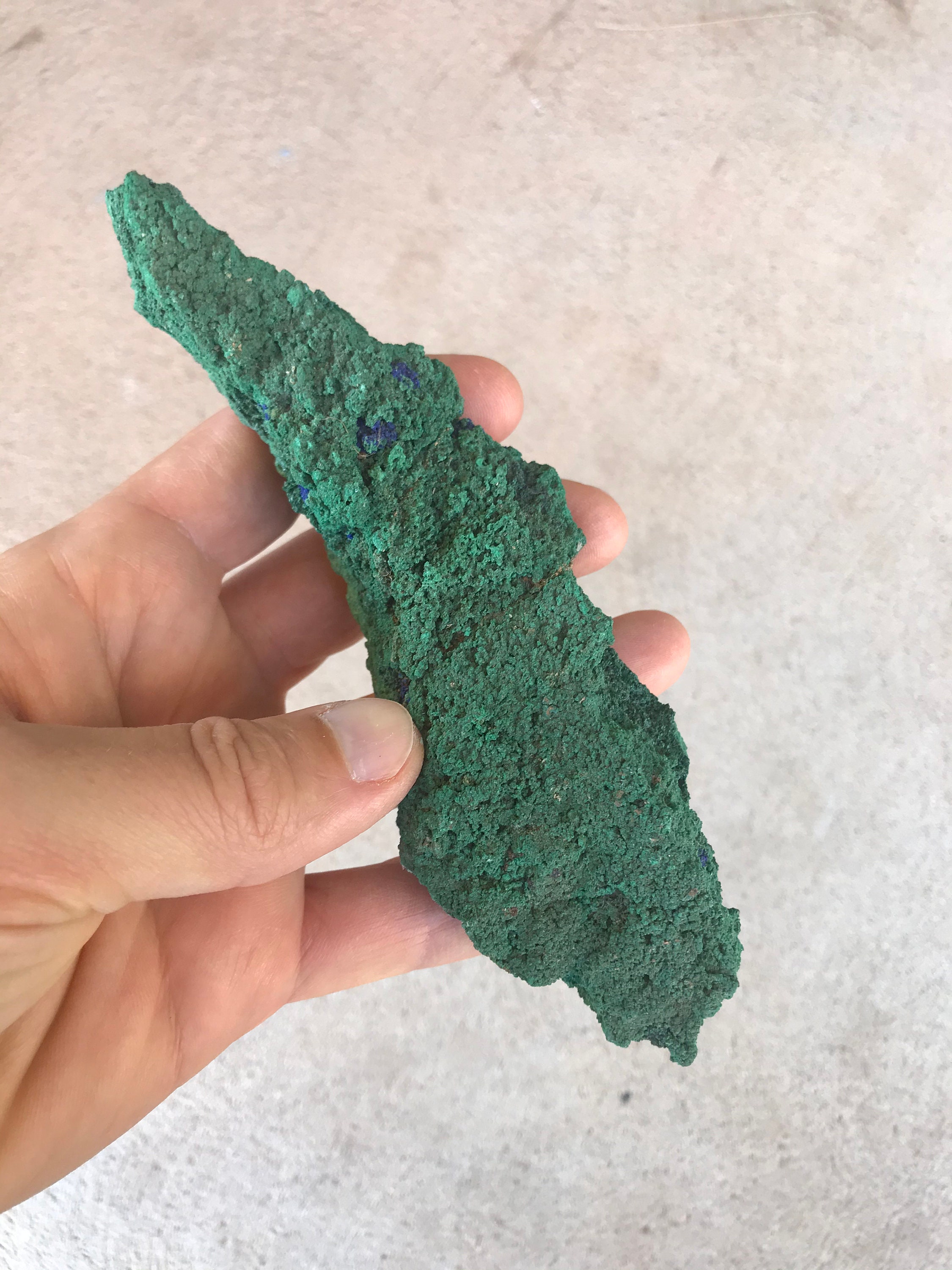 アズライト入りマラカイト原石 - モロッコ - Etsy 日本