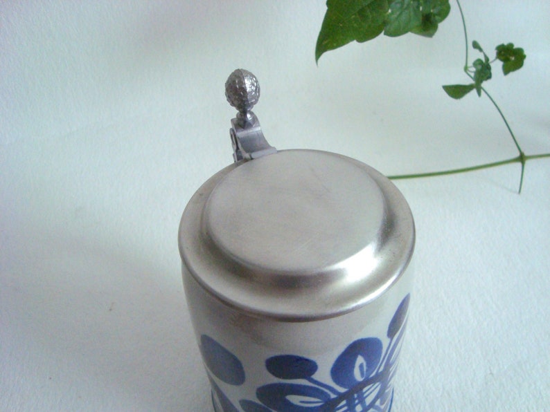 Vintage Original King Stein With Pewter Lid and Hand Painted - Etsy