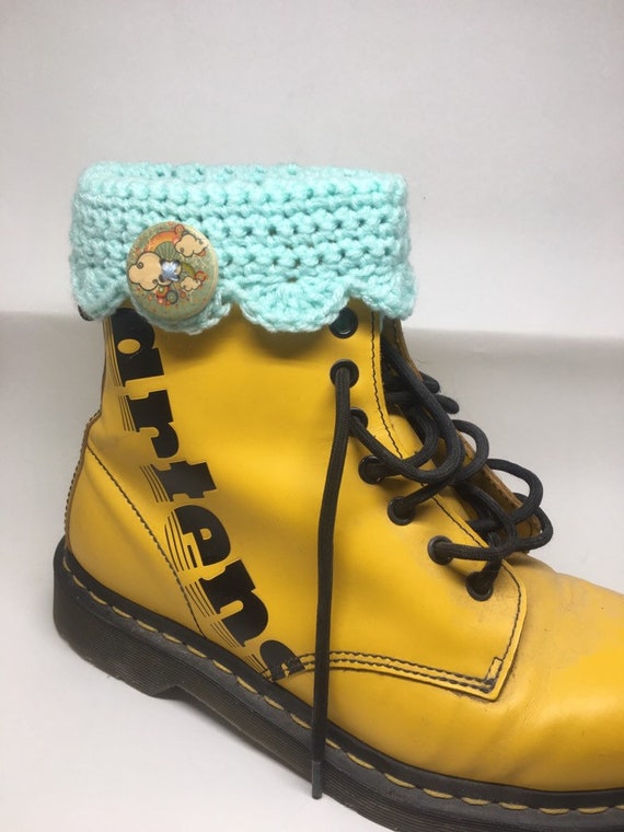 mint green boots