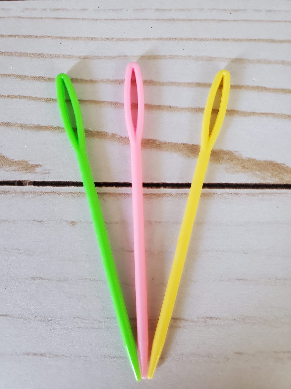 Plastic Yarn Sewing Needles Weaving Needles Darning Needles Etsy