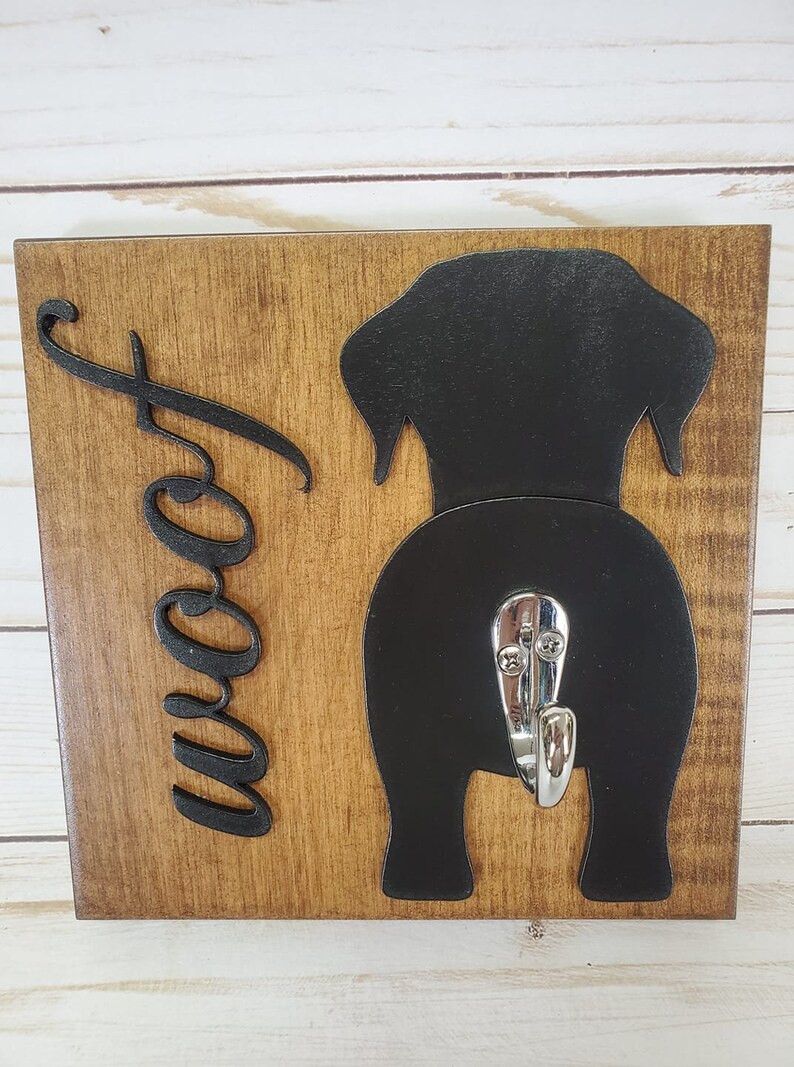 Dog Leash/Collar Holder for Wall Dog Leash Hook Personalized Etsy