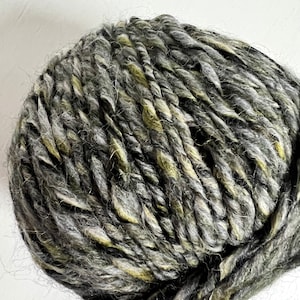 Grey, Khaki Shades, Cream Alpaca Wool Acrylic blend Yarn  Ice yarn 50 grams, 1.76 oz, 96 yards