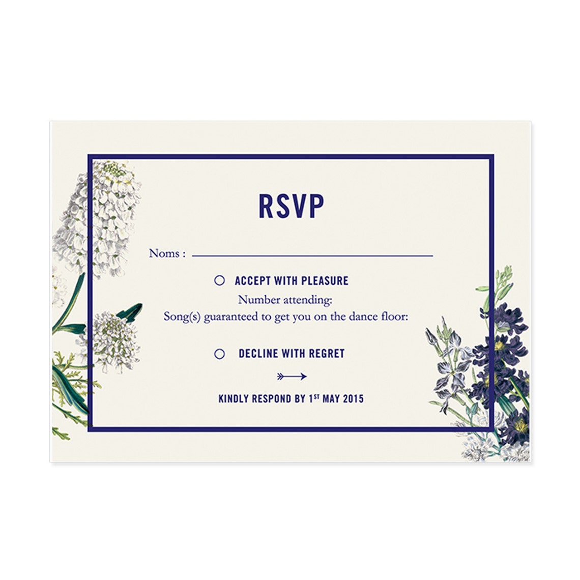 Personalised Rustic Chic Wedding Invitation. Blue and White Etsy UK