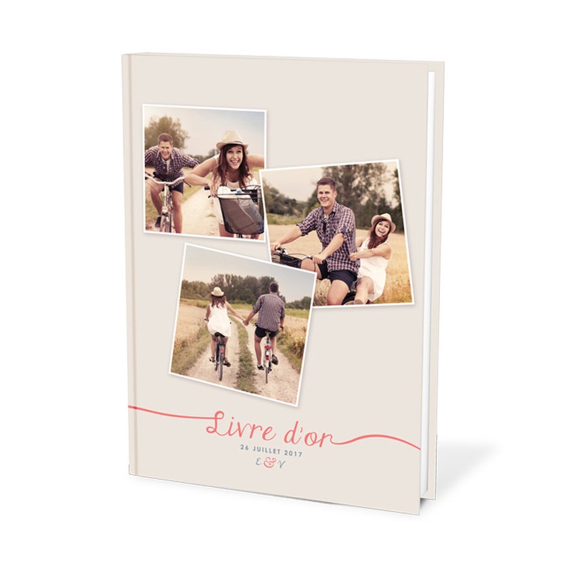 Bespoke wedding guest book with your Picture image 1