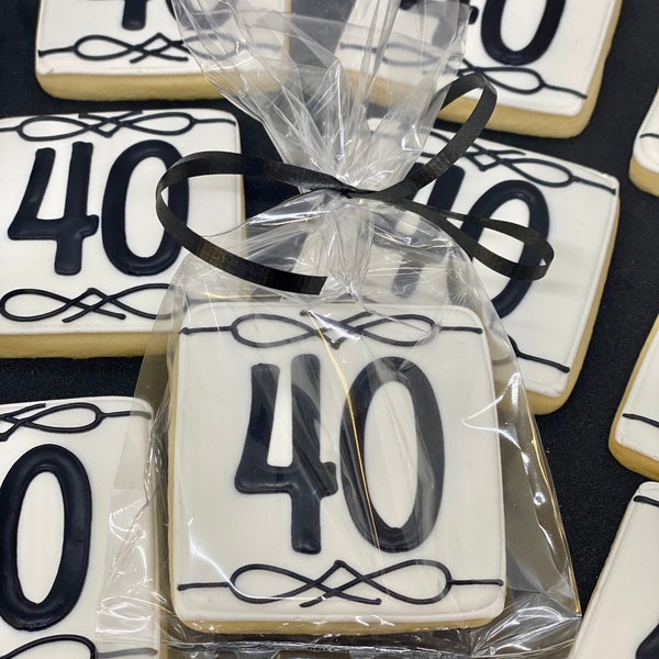 60th Birthday Cookies Etsy
