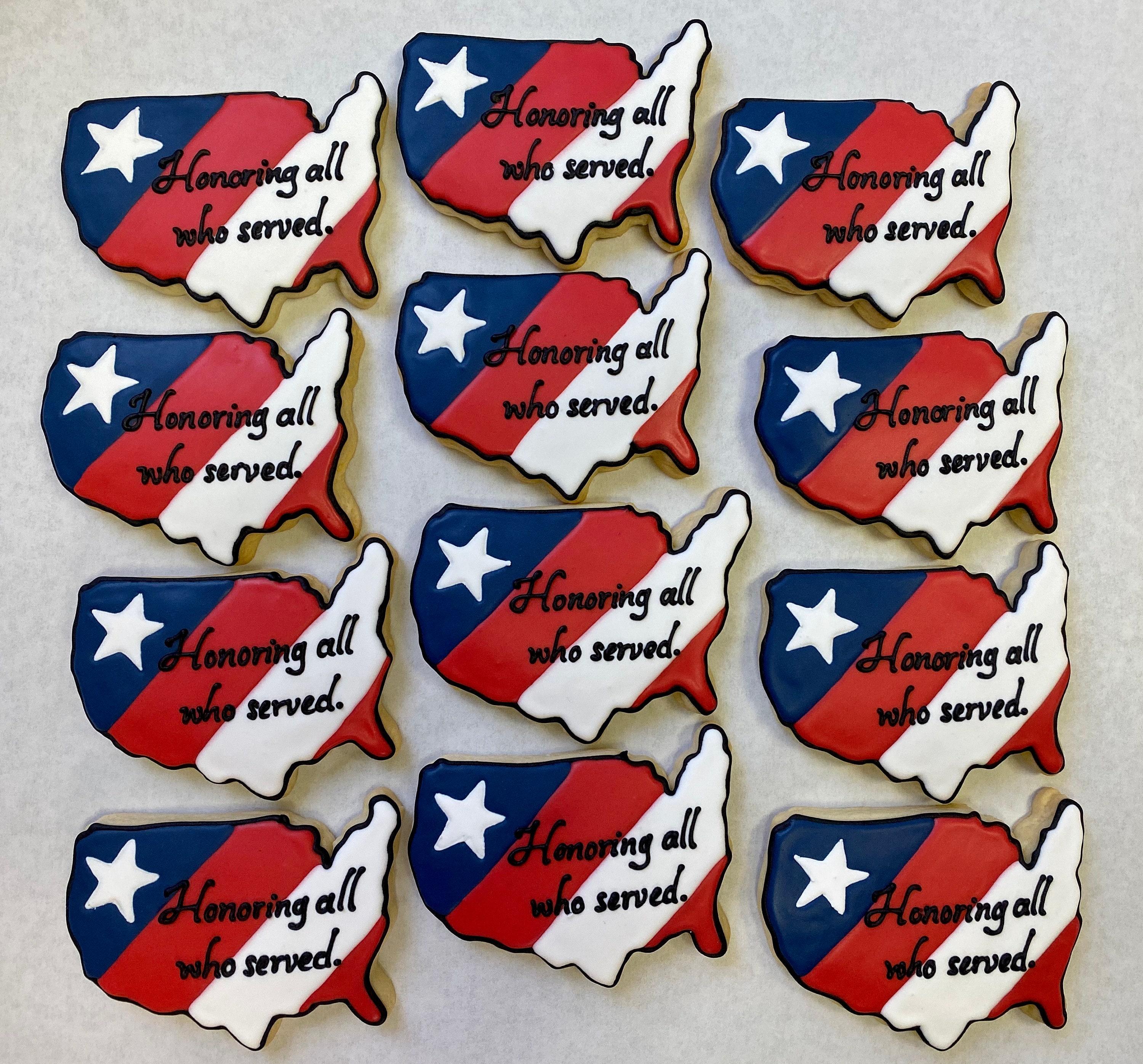 Veterans Day Cookies Great Veterans Day Party Favors Etsy