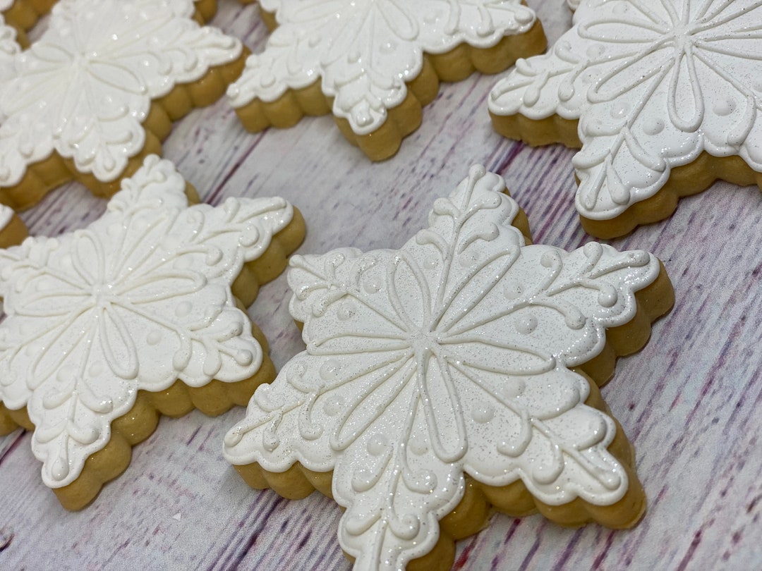 Holiday Party Favors, Great Snowflake Cookies, Snowflake Cookies for ...