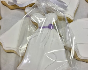 Bridal Shower Favors, Wedding Shower Cookies, Wedding Dress Cookies, Shower Cookies, Wedding Cookies, Bridal Shower Cookie Favors