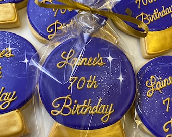 Psychic Party Favors, Psychic Theme Favors, Personalized Birthday Party Favors, Birthday Party Cookies, Mystical Theme Party Favors