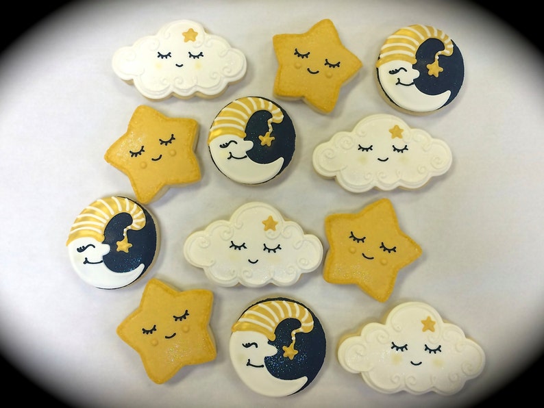 Baby Shower Cookie Favors Twinkle Twinkle Little Star Cookies Etsy Baby Shower Cookie Favors Twinkle Twinkle Little Star Cookies Etsy