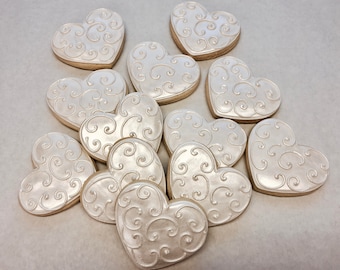 Great Wedding Favors, Wedding Cookie Favors, Elegant Wedding Cookies, Great Wedding Cookies, Bridal Shower Favor Idea, Cookies for Weddings