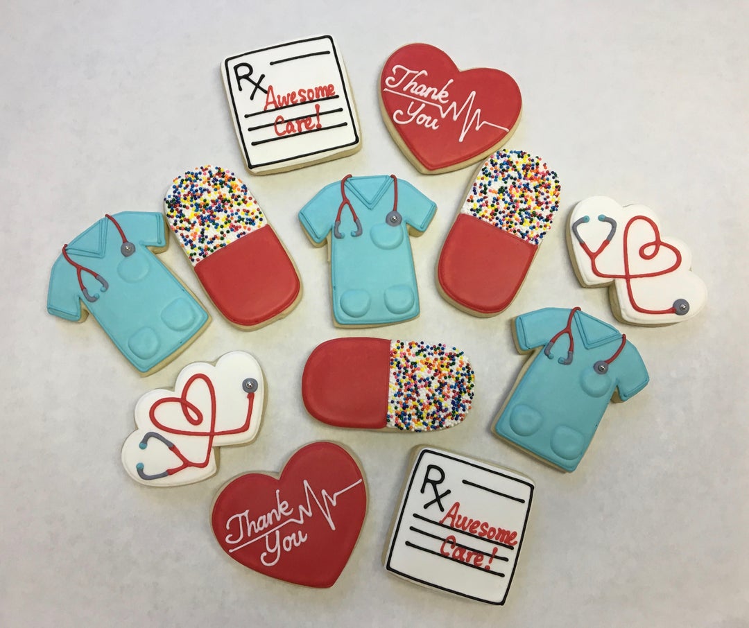 Doctor Thank You Gift, Nurse Thank You Gift, Thank You Cookies