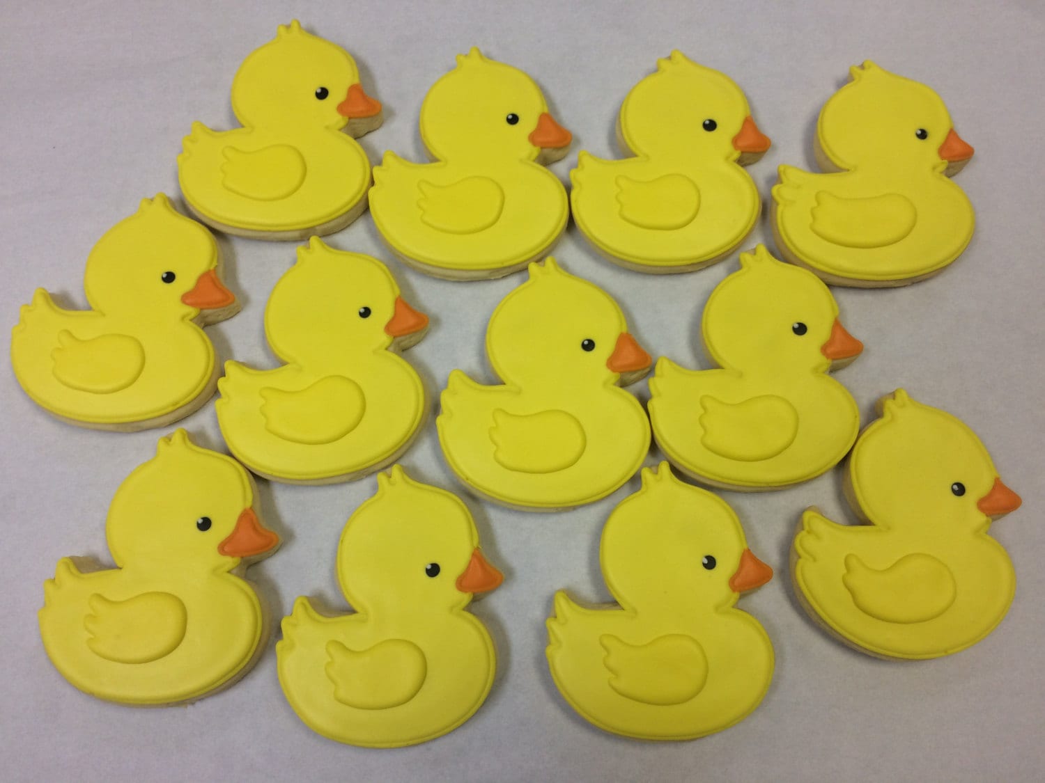 Baby Duck Cookie Favors Duckling Cookies for Baby Showers  Etsy