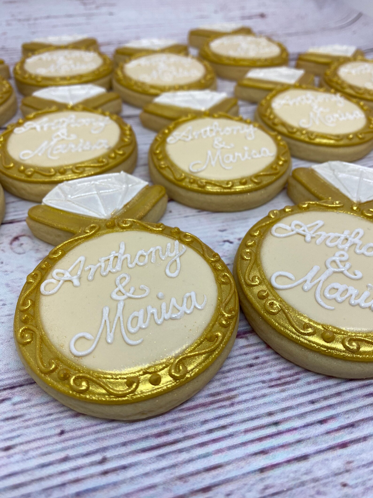 Engagement Ring Cookie Favors Great Engagement Party Favor Etsy