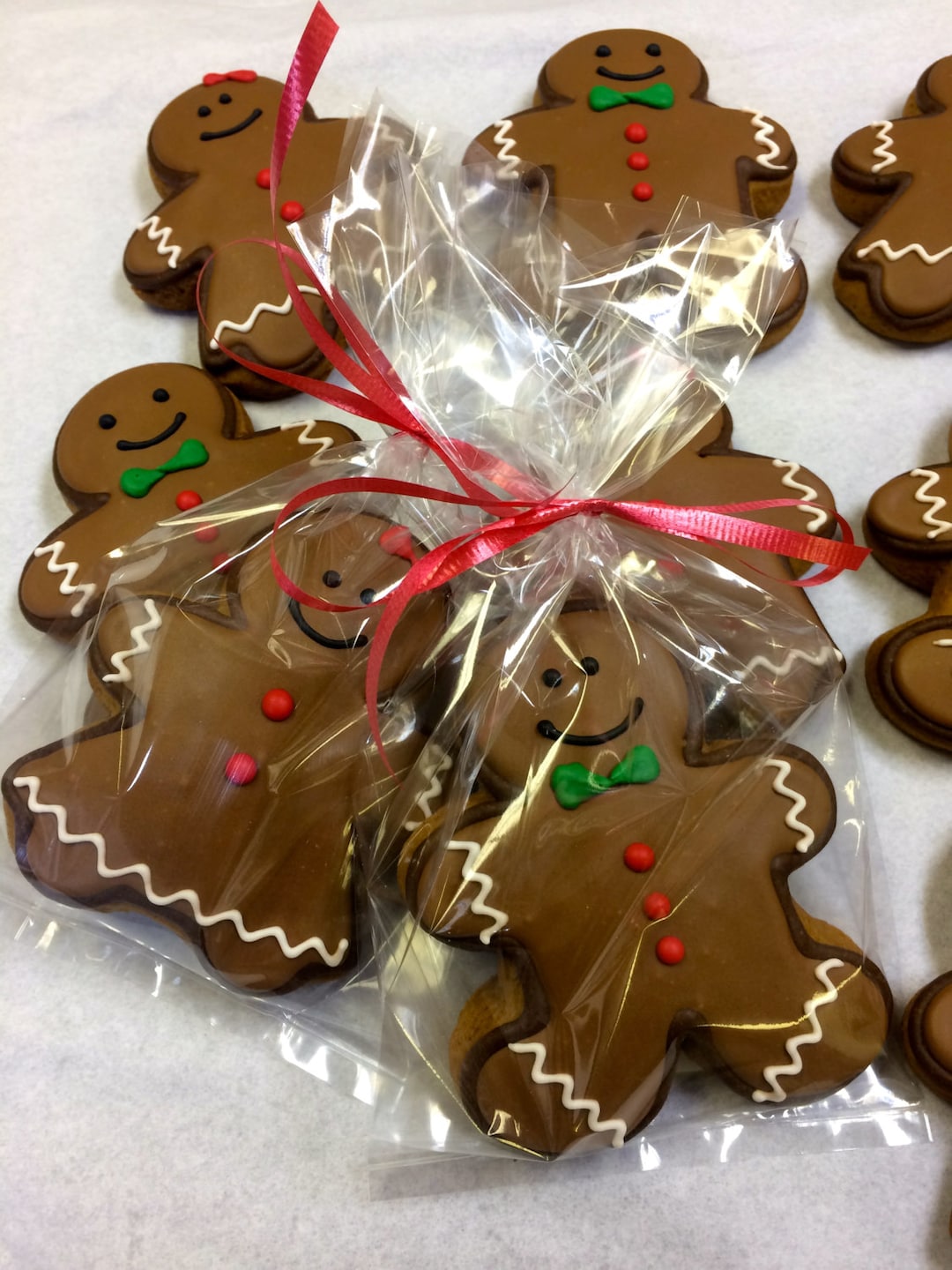 REAL Gingerbread Men, Seasonal Cookies octjan, Gingerbread Cookie Gift