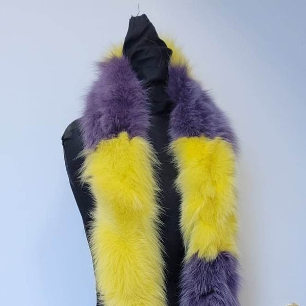 Fox fur scarf/boot cover set