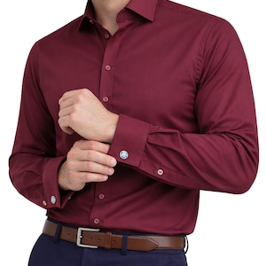 chinese dress ladies Stafford Travel Wrinkle-Free Stretch Oxford Long-Sleeve Dress Shirt Big  (Lavender, 19/34-35) at Amazon Men's Clothing store