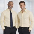 Mens Formal Shirt 13 Colours,Long Sleeve Plain Dress Shirts,Regular Fit Classic Button Cuff Style.Business Wedding Casual,The London Plains