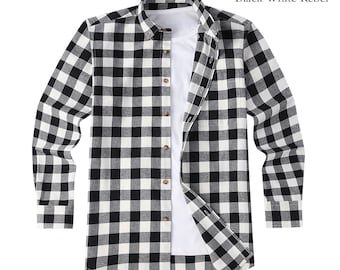 Work Shirt Flannel Checked black × white il_340x270.5595161962_cwqb.jpg