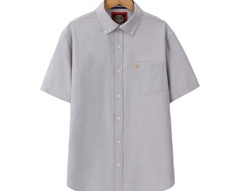 Mens Short Sleeve Oxford Shirt Classic Fit,Button Down Collar & Pocket.Holiday Apparel Leisure Shirts. Complements our Long Sleeve Oxford