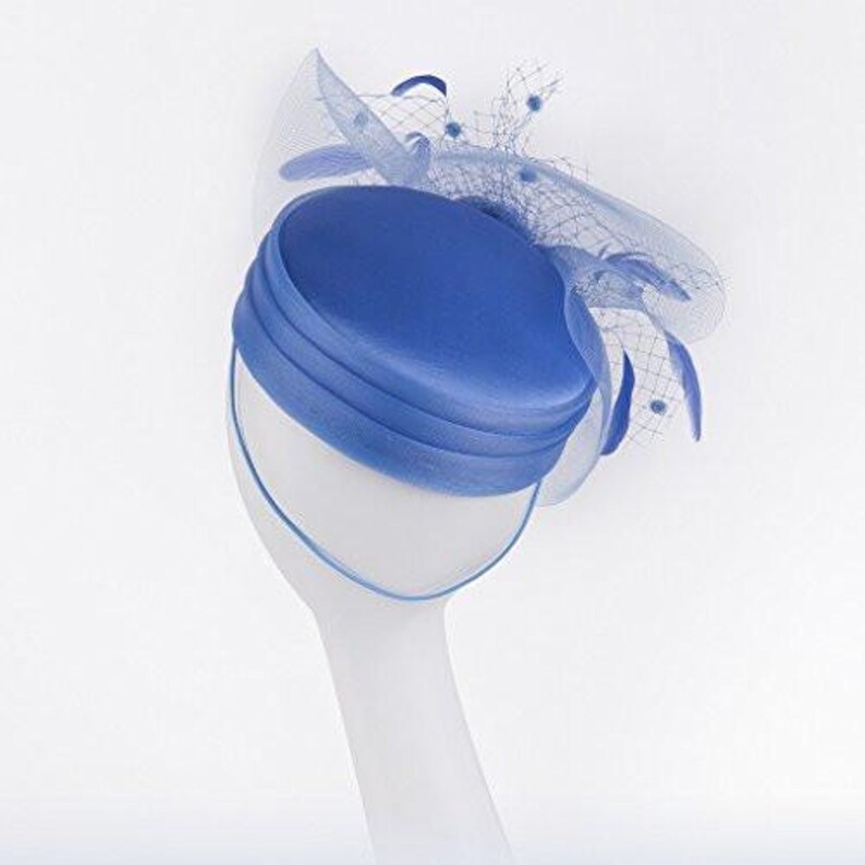 Pillbox Fascinator HatClassic Pill Box Hats for Women Satin Etsy
