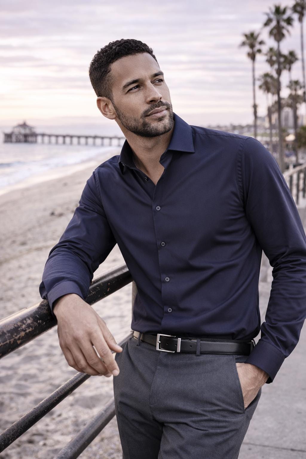 Mens Dress Shirt Regular Shaped Comfort Fit Allows Movement Formal Office Smart Attire Cotton Rich with Elastane Minimal Iron Crease Free Mens Dress Shirt Regular Shaped Comfort Fit Allows Movement Formal Office Smart Attire Cotton Rich with Elastane Minimal Iron Crease Free