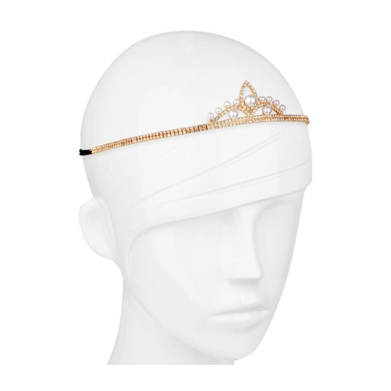 Crystal Tiara Head Hair Band,14k Gold Jewellery Swarovski 