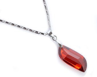 Womens Drop Pendant Necklace, Delicate Cubic Zirconia Style, Costume Jewellery, Great Gift for Her