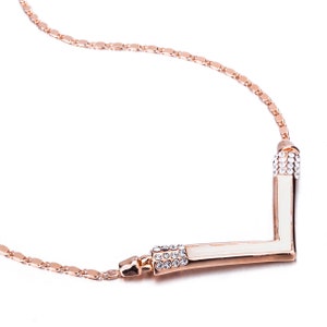 Real Mother of Pearl Necklace Bracelet Set,Swarovski Crystal Elements Contemporary Jewellery Gift Idea,Christmas,14K Rose Gold or Rhodium