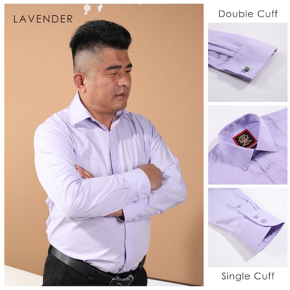 Single cuff cheap dress shirt