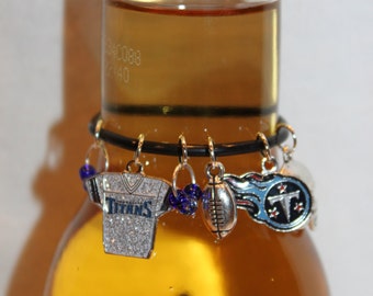 Tennessee Titans Beer Charm Titans Wine Charms Football Charms Tennessee Charms