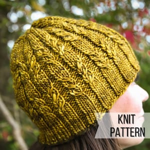 Patrón de tejido para gorro Honeyvine