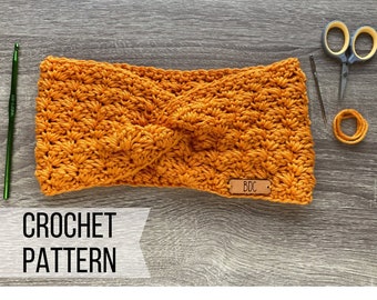Plot Twist Ear Warmer Crochet Pattern- Spanish and English