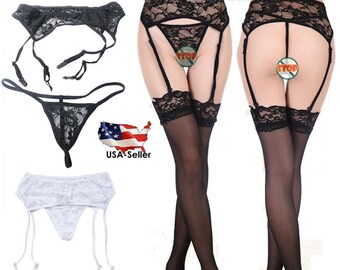 Thigh High Garter Etsy