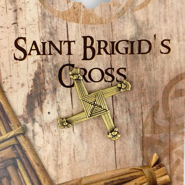 Saint Brigid's Cross Pin | First Holy Communion Gift | Confirmation Gift | Ireland