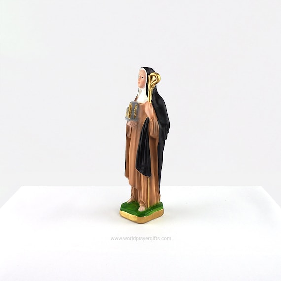 90s Ireland製 Hand Made Statue St Brigid 8