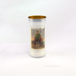 St Patrick Candle x 3 | Ireland | Patron of Ireland | St. Patrick's Day