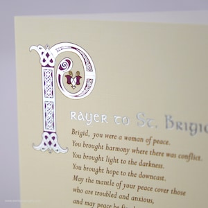 St Brigid's Cross-kaart | Imbolc-kaart | Religieuze kaart | Ierland-kaart