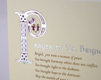 St Brigid's Cross Card | Imbolc Card | Religious Card | Ireland Card