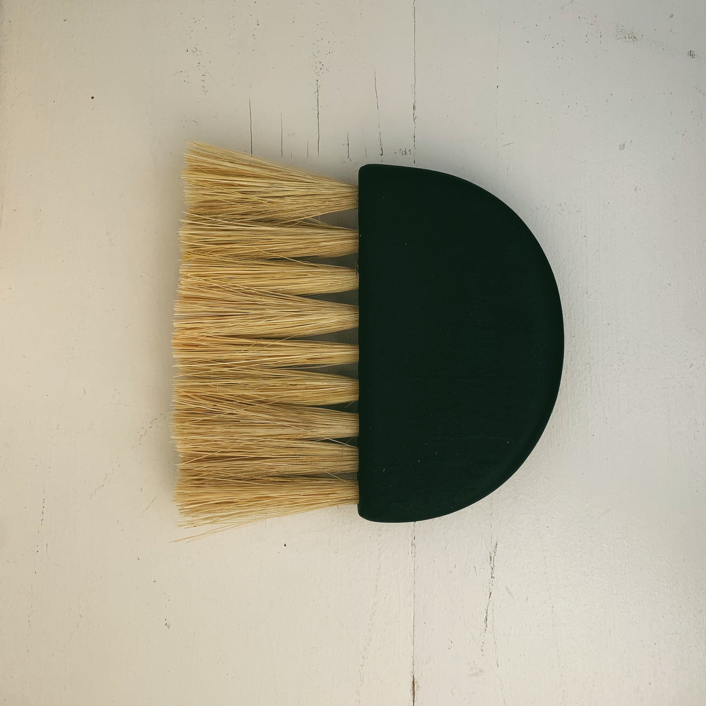 Glasgow Nylon Cleaning Brush 10 Inches Medium Bristles with Wood Handle