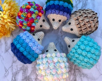 Hand Crochet Amigurumi Porcupine Hedgehog Pin Cushion