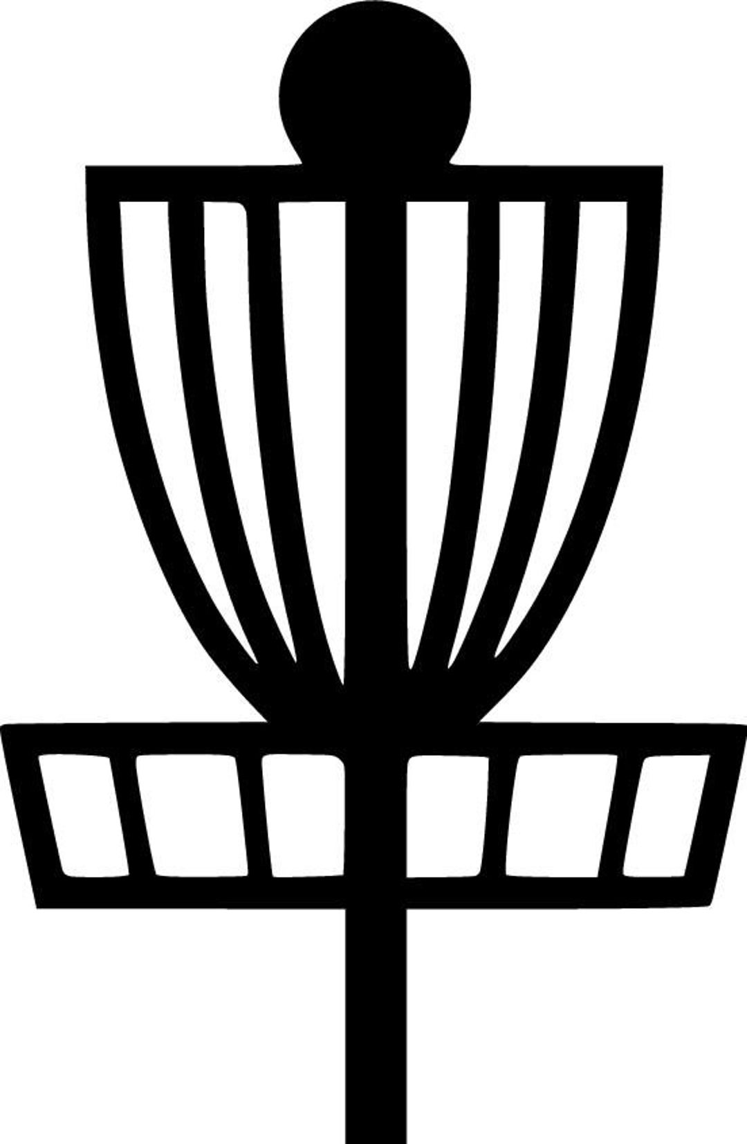 Disc Golf Basket Svg Eps Dxf Cnc Plasmas Laser Cricut Silhouette