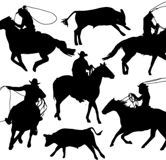 Rodeo Roping Series Svg Eps Dxf Cnc Plasmas Laser Cricut - Etsy