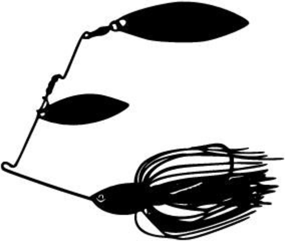 Spinnerbait Fishing Lure Svg Eps Dxf Cnc Plasma Laser Cricut Silhouette