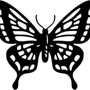 Borboleta monarca svg eps dxf cnc plasmas laser cricut silhueta cortável estêncil vetor clip art padrão de corte decoração de vinil arte de parede